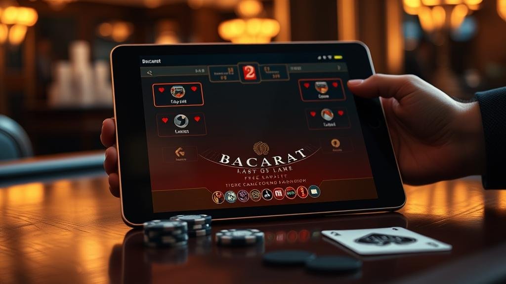 เลือกห้องบาคาร่าผ่านเบราว์เซอร์และแอป