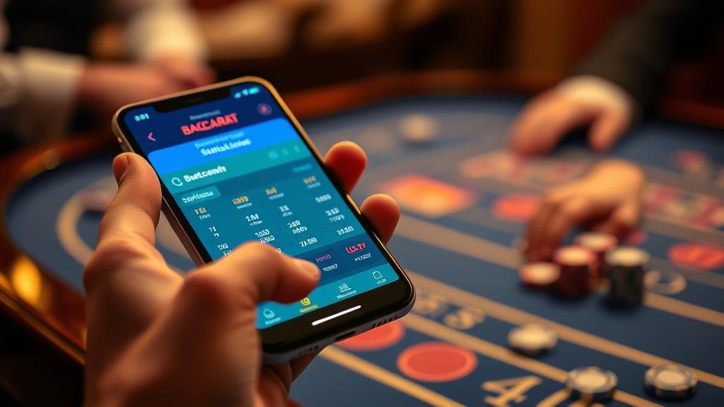 การแสดงผลสถิติบาคาร่าบนหน้าจอเดสก์ท็อป