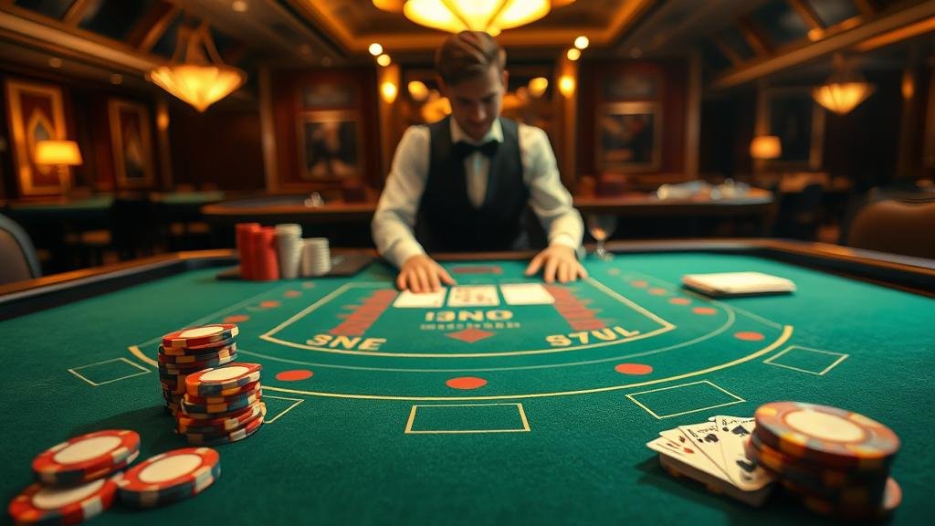 เค้าไพ่บาคาร่า ลูกปัด และไม้ขีด