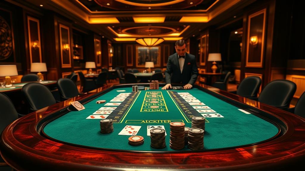 หน้าจอแสดงสถิติและอัตราจ่ายบาคาร่า