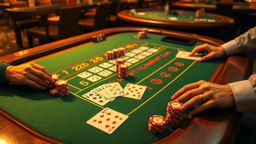 อินโฟกราฟิกแสดงรูปแบบเค้าไพ่บาคาร่า