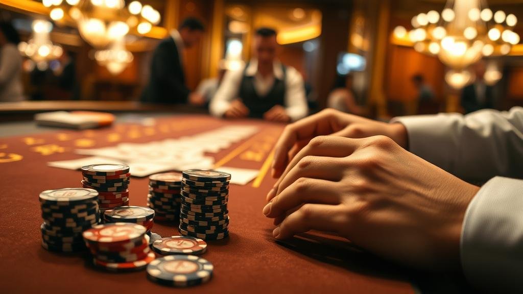 ภาพประกอบเทคนิคเดินเงินสควีซ บาคาร่า