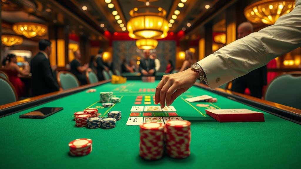 อินเทอร์เฟซเกมบาคาร่า Playtech สำหรับงบต่ำ