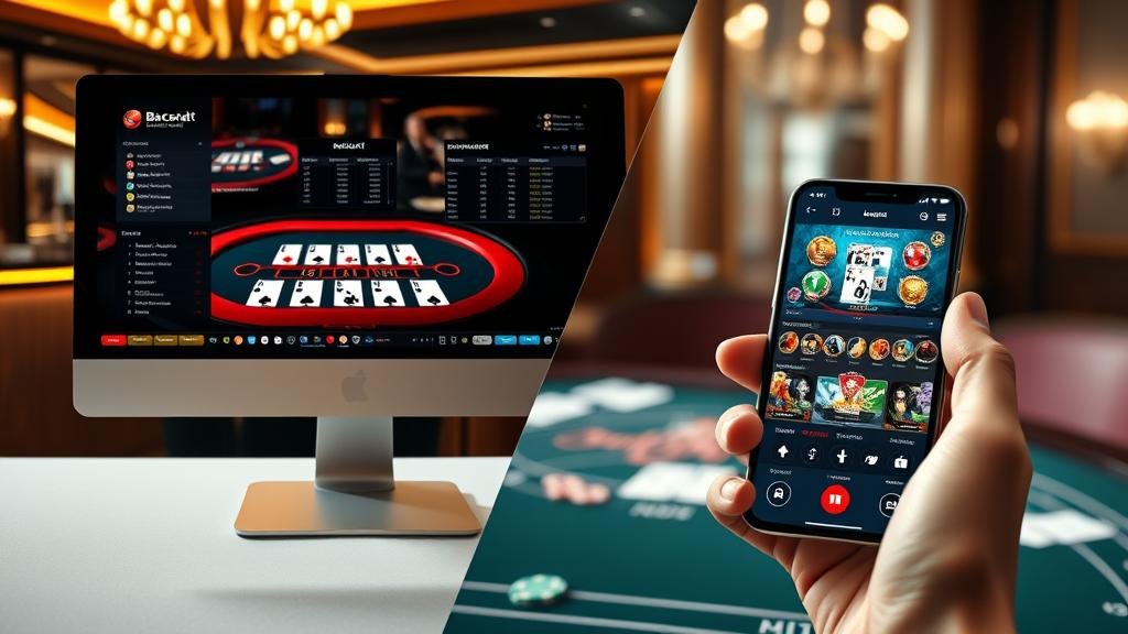 การเล่นบาคาร่าบนแท็บเล็ต