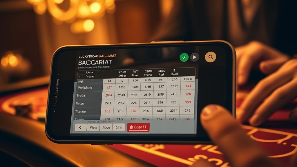 หน้าจอเกมบาคาร่า PragmaticPlay Live บนมือถือ