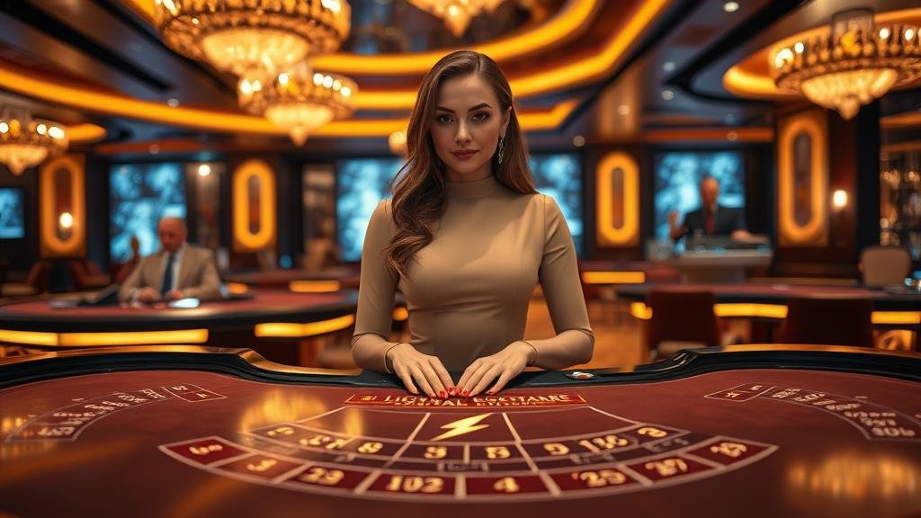 หน้าจอเกมบาคาร่าสายฟ้า AE Casino