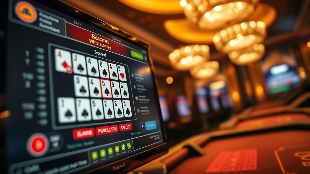 แผนภาพแสดงเค้าไพ่บาคาร่า