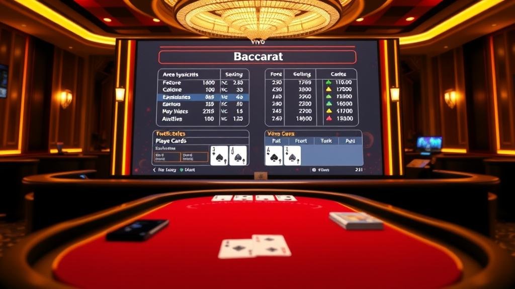 ภาพบรรยากาศเกมบาคาร่าที่น่าตื่นเต้น