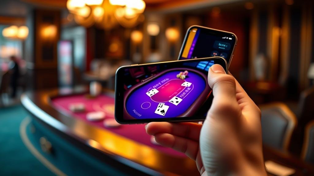 การบันทึกผลบาคาร่าบนแท็บเล็ต