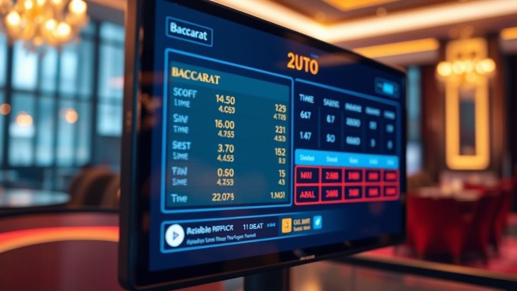 แผนภาพการเลือกห้องบาคาร่า ออโต้