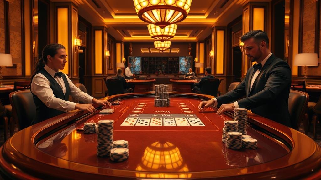 หน้าจอเกมบาคาร่าสด DG