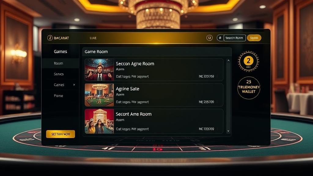 ผู้ชนะบาคาร่าพร้อมโลโก้ TrueMoney Wallet