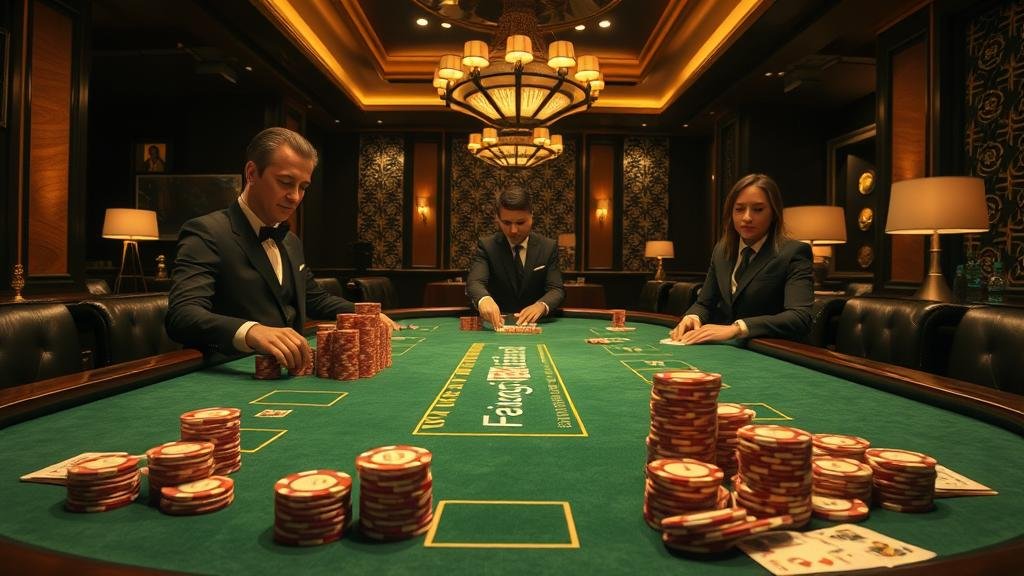 หน้าจอแสดงเค้าไพ่บาคาร่า DG