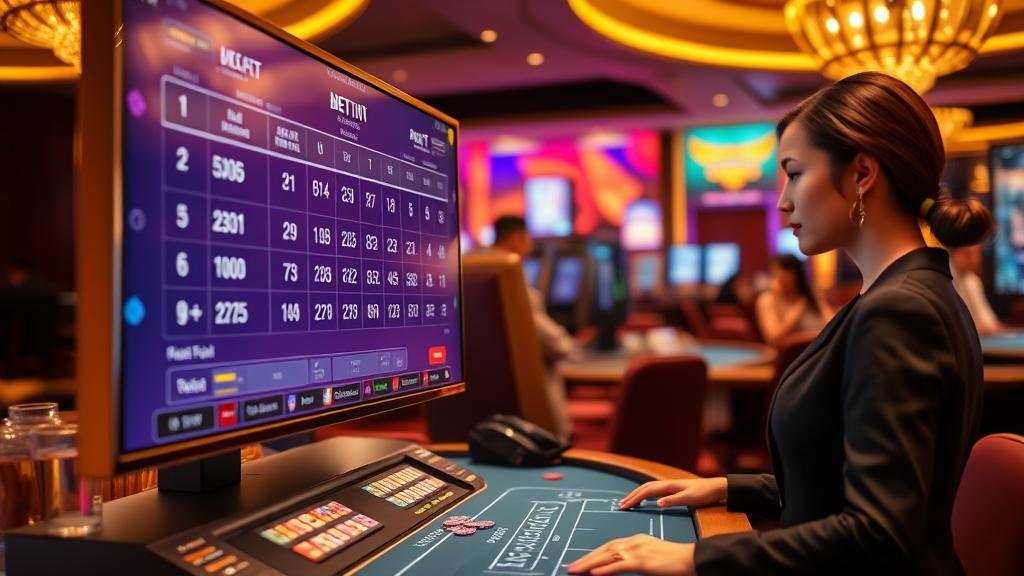 ตารางแสดงเค้าไพ่บาคาร่าแบบต่างๆ