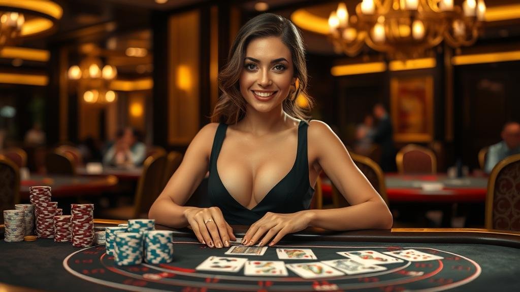 บรรยากาศหรูหราของเกมบาคาร่า DG Casino