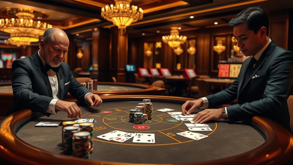 ภาพแสดงเค้าไพ่บาคาร่า: มังกรยาว และ ปิงปอง