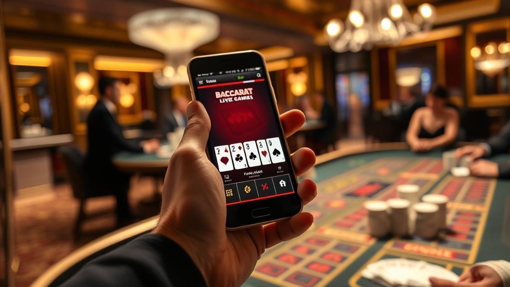 การเล่นบาคาร่าสายไลฟ์สดบนมือถือและคอมพิวเตอร์