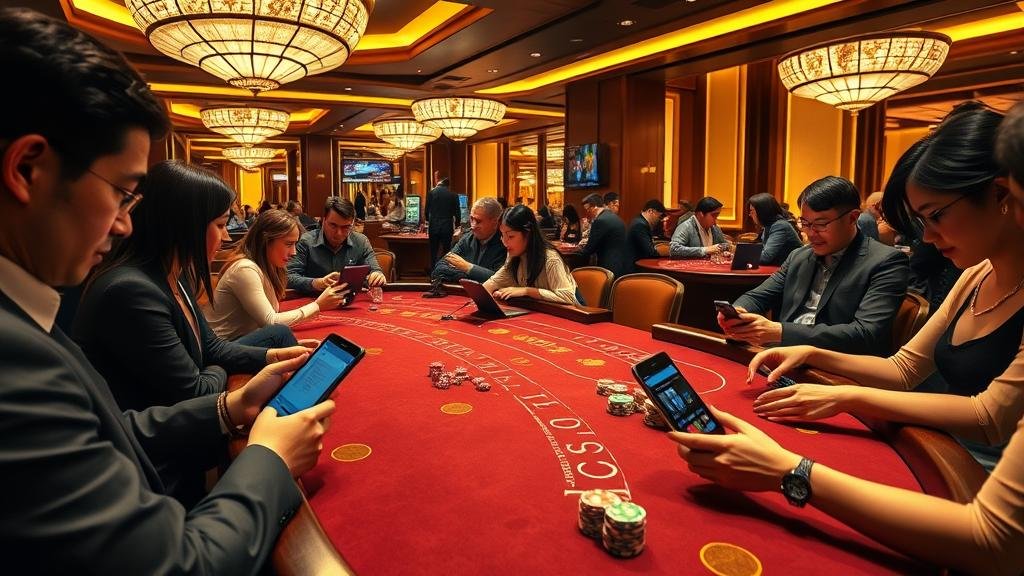 ภาพแสดงระบบการเดินเงินบาคาร่า