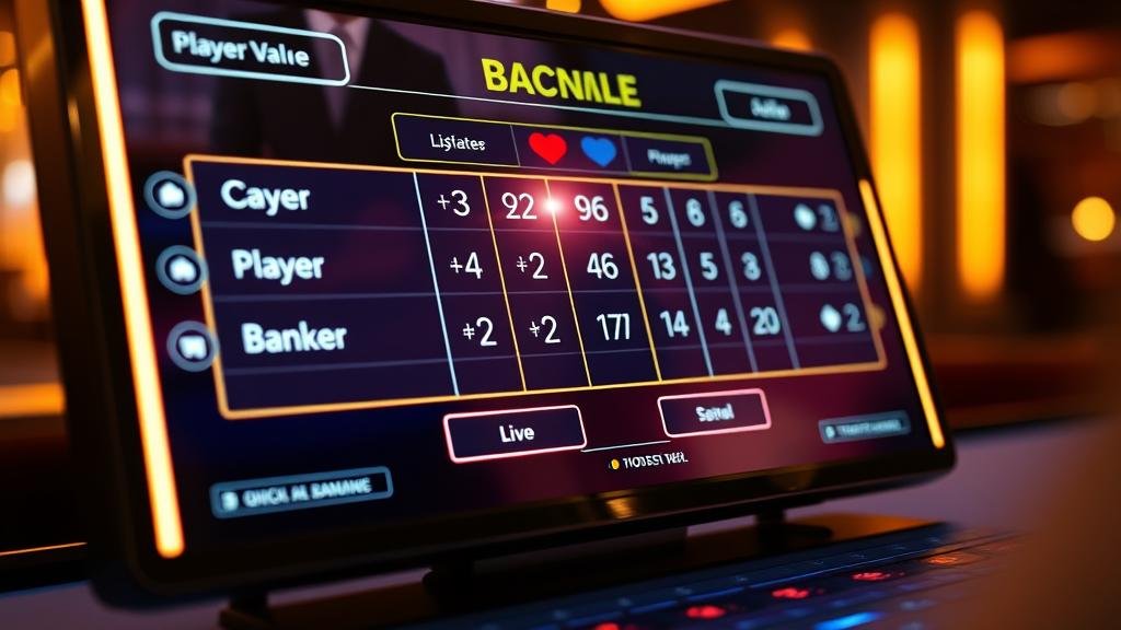 การเล่นบาคาร่าบนแท็บเล็ต