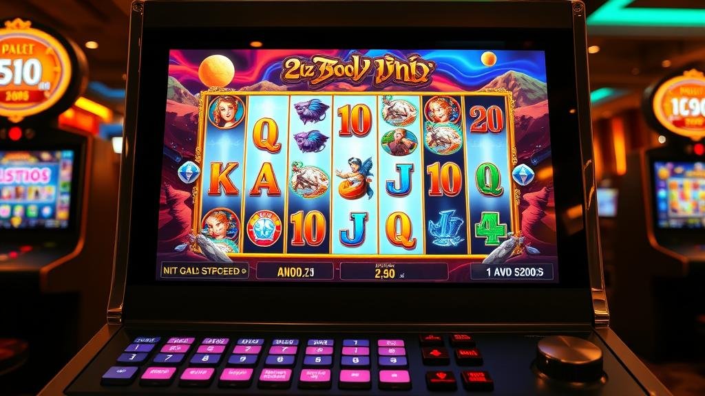 หน้าจอแสดงค่า RTP และตารางการจ่ายเงิน