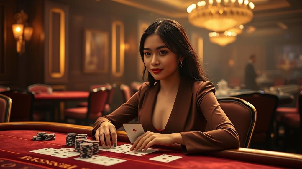 โต๊ะบาคาร่าแสดงผลการชนะฝั่งเจ้ามือ