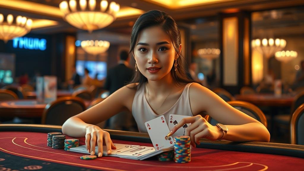 อินโฟกราฟิกแสดงสถิติและรูปแบบไพ่บาคาร่า