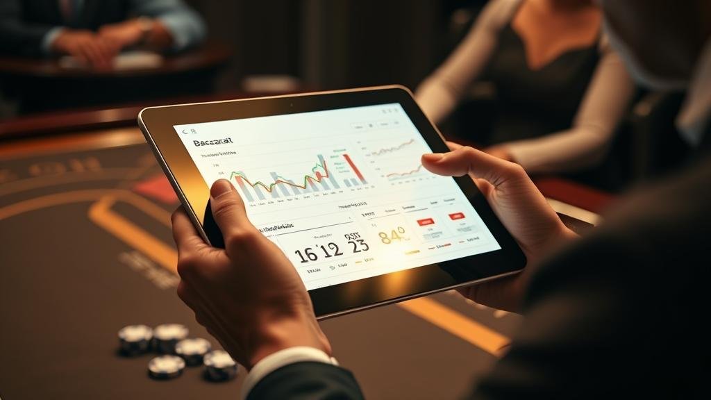 การเช็คอัตราจ่ายขั้นต่ำบาคาร่าบนแท็บเล็ต