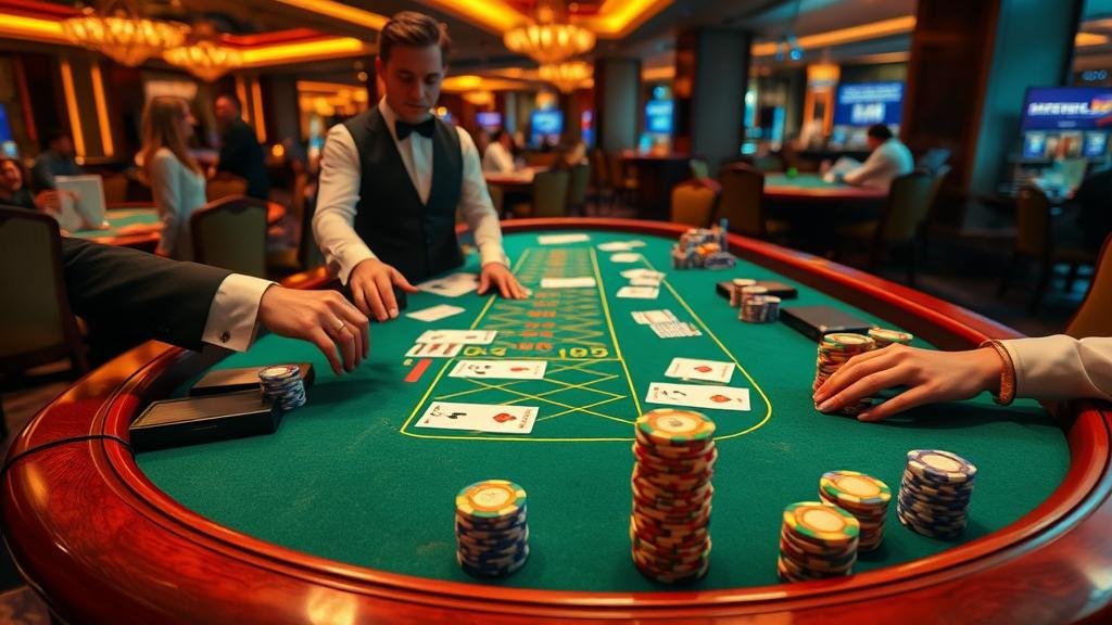 เปรียบเทียบบรรยากาศห้องบาคาร่า AE และ SA Gaming