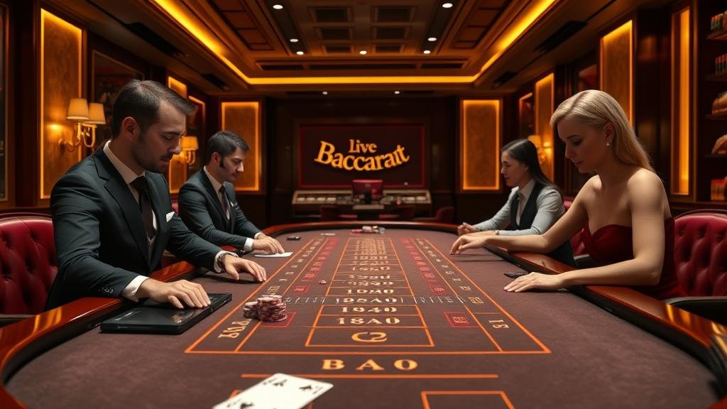 หน้าจอเกมบาคาร่า N2Live แสดงเค้าไพ่มังกร