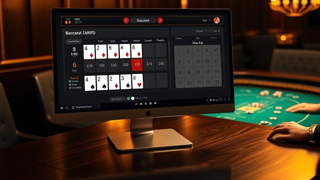 กราฟแสดงกลยุทธ์การเดินเงินบาคาร่า