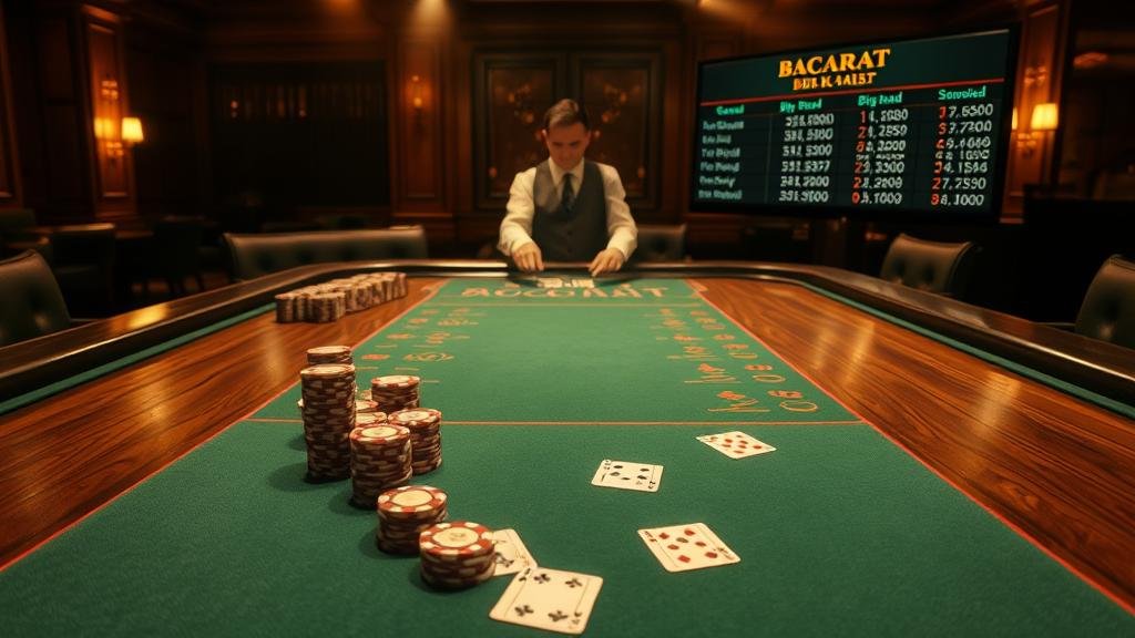 แผนภาพแสดงกลยุทธ์การเดินเงินบาคาร่า