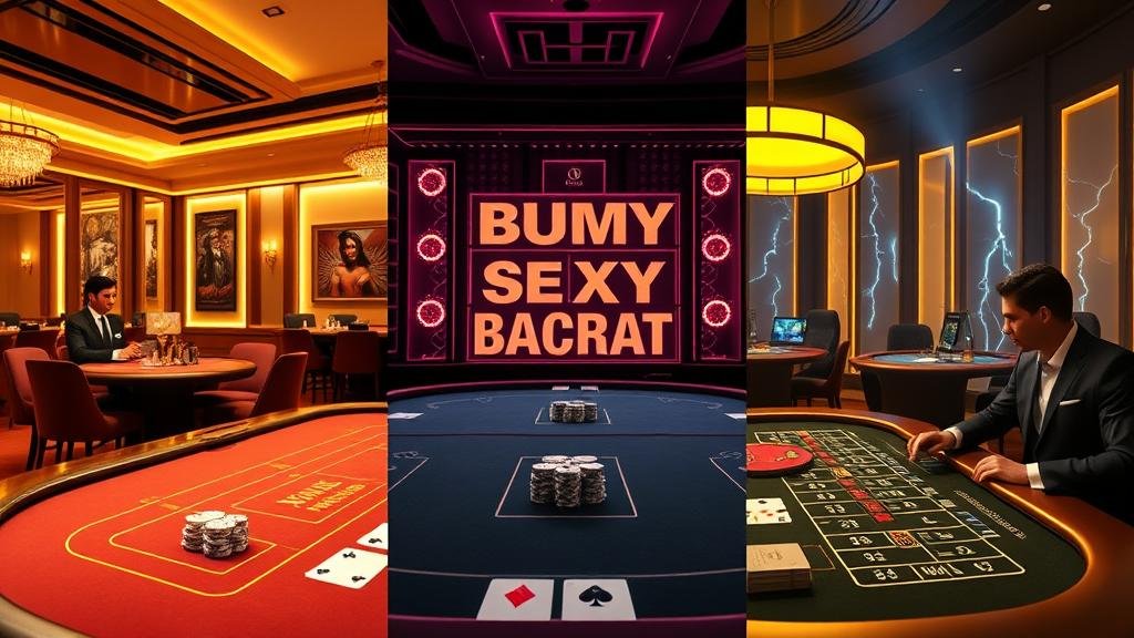 ตัวอย่างเค้าไพ่บาคาร่าบนหน้าจอ