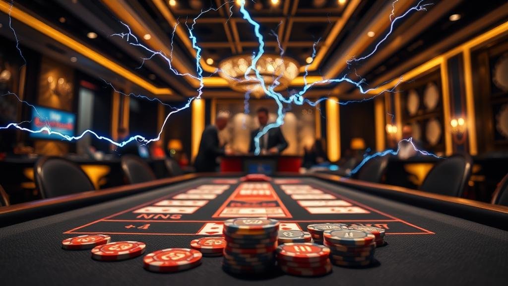 หน้าจอเกมบาคาร่า LuckyStreak ที่ใช้งานง่าย