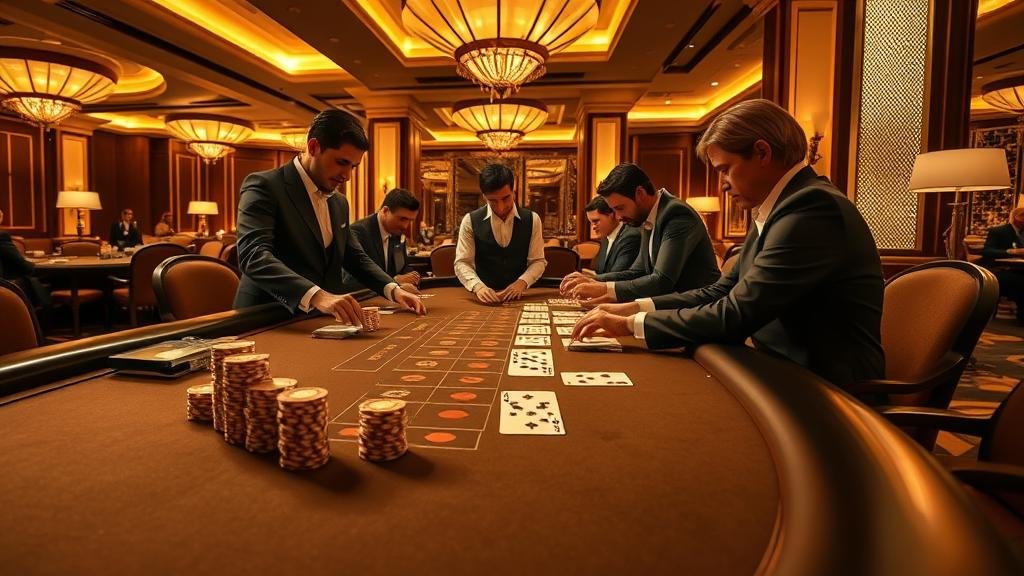 ภาพประกอบกลยุทธ์การเดินเงินและคาดการณ์ไพ่บาคาร่า