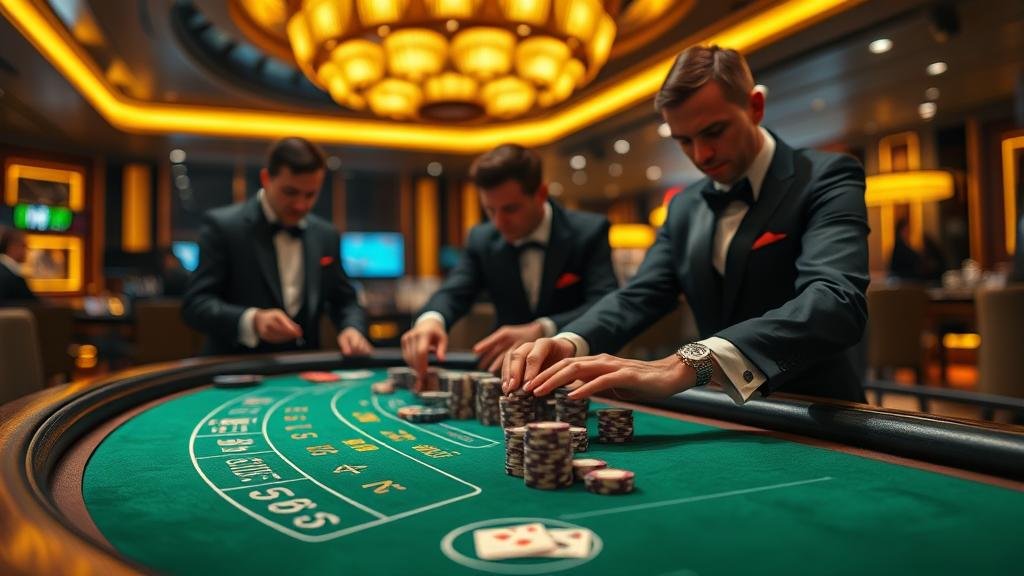 ตัวอย่างเค้าไพ่ถนนเล็กในบาคาร่า