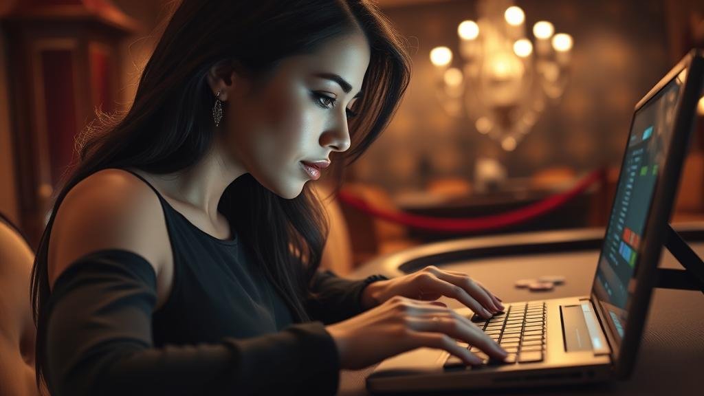 หน้าจอโทรศัพท์มือถือแสดงเกมบาคาร่า