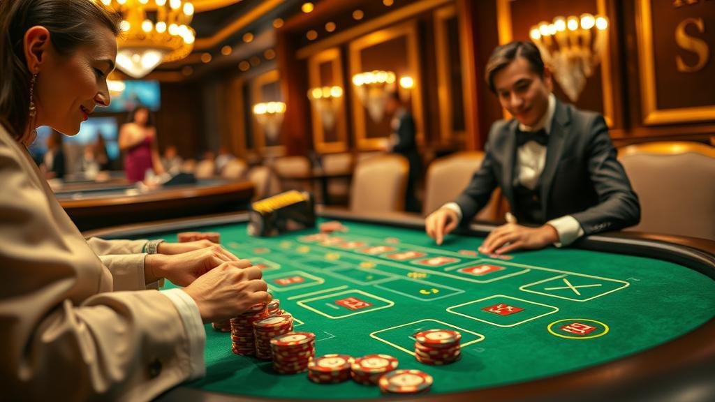 การวางเดิมพันในเกมบาคาร่าสด