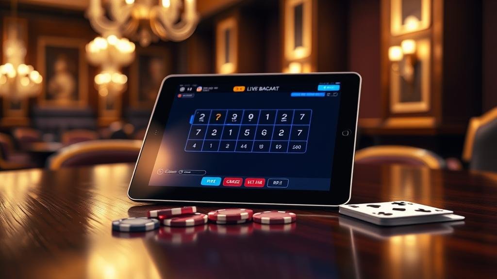 กลยุทธ์การเดินเงินบาคาร่าบนแท็บเล็ต
