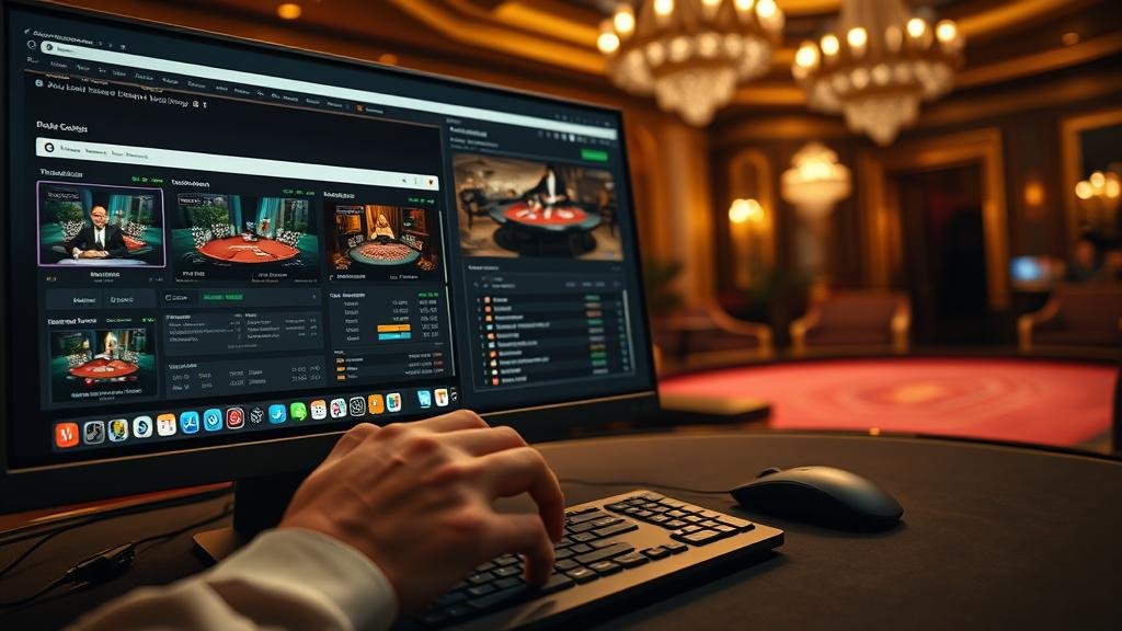 การแสดงผลสถิติบาคาร่าบนหน้าจอมือถือ