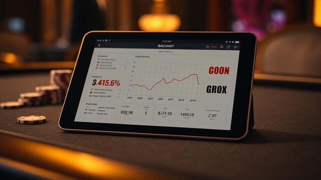 แดชบอร์ดสถิติบาคาร่าสำหรับนักพนัน