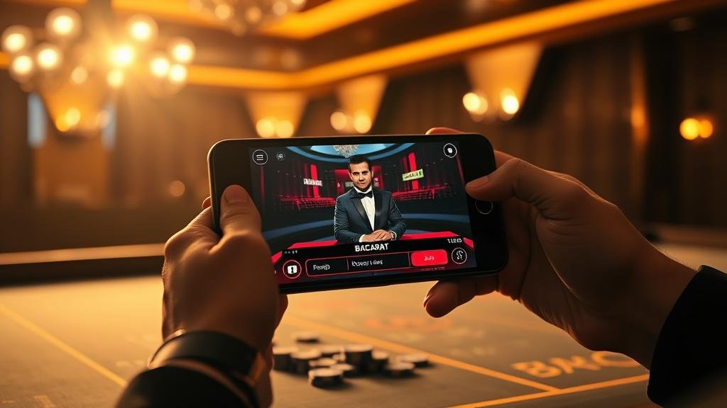 เกมบาคาร่า Evolution บนมือถือ