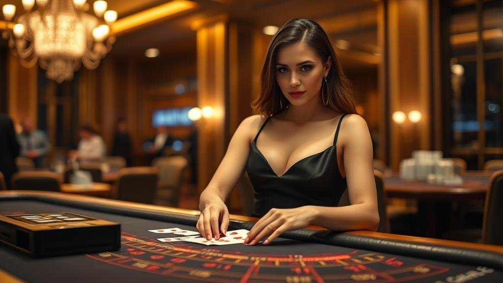 หน้าจอเกมบาคาร่า DreamGaming ที่แสดงสถิติและตัวเลือกการเดิมพัน