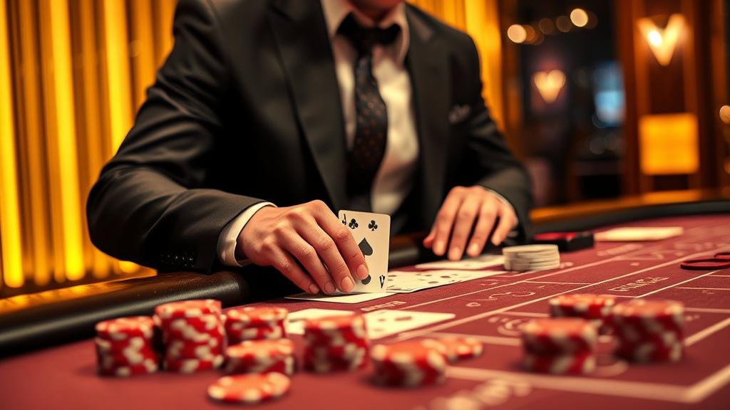 ตัวอย่างเค้าไพ่ปิงปองและมังกรในบาคาร่า