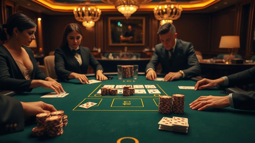 หน้าจอเกมบาคาร่า AG ไลฟ์ พร้อมตัวเลือกการเดิมพัน