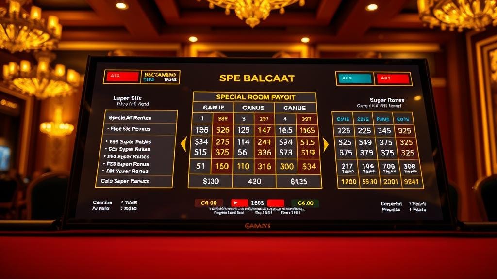 ตารางบาคาร่า XPG แสดงอัตราจ่ายพิเศษ