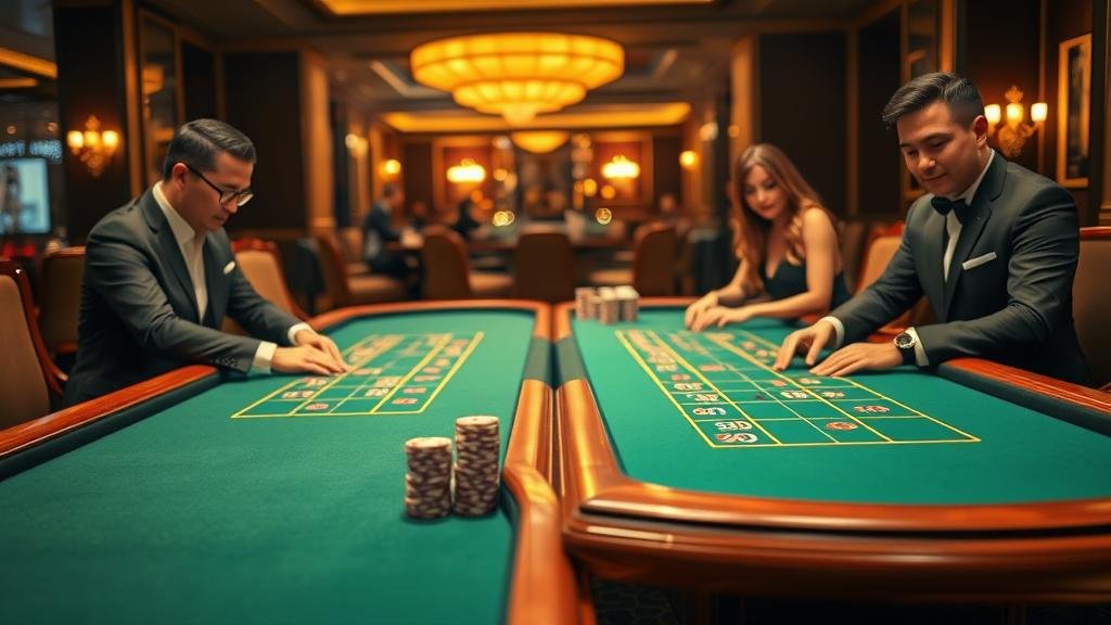 เปรียบเทียบบาคาร่าสดจาก EBet และ SA Gaming