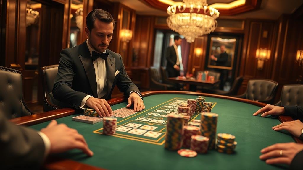 ดีลเลอร์สาวสวยในห้องบาคาร่า VIP