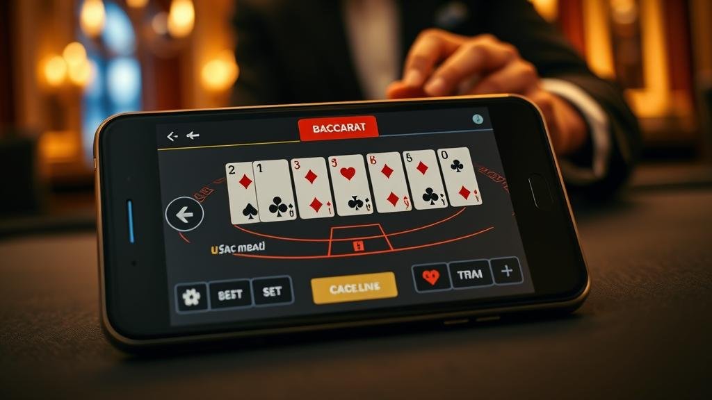 การอ่านเค้าไพ่บาคาร่าบนมือถือ