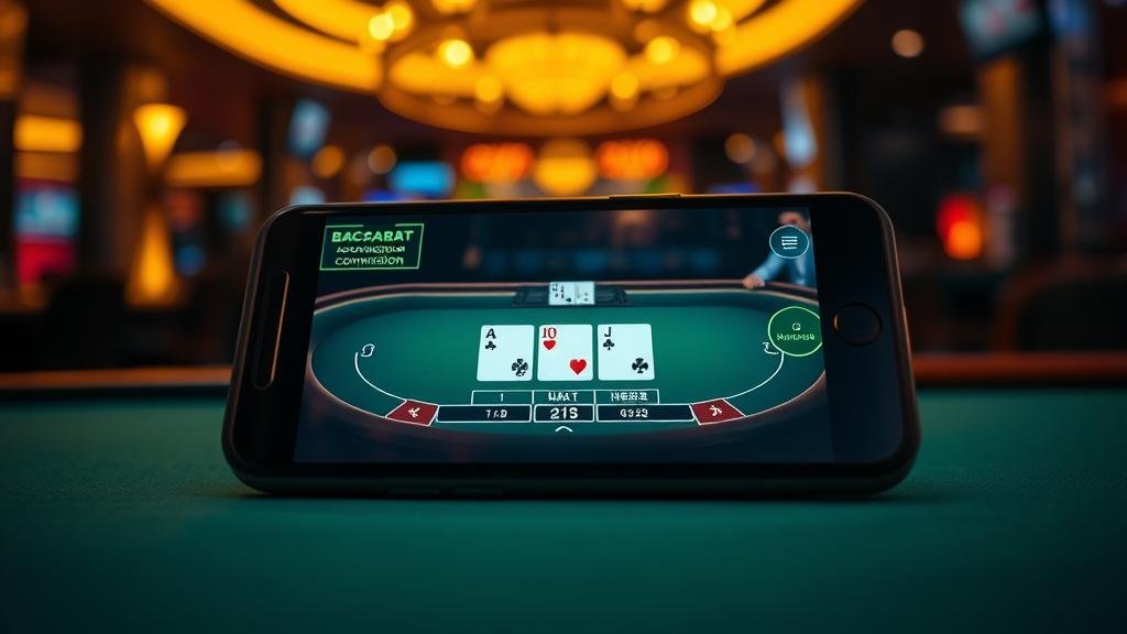 ภาพการเล่นบาคาร่าสดแบบ OnAir