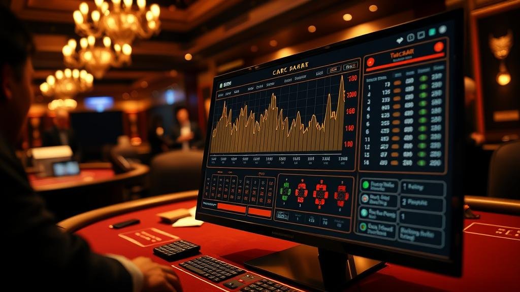 อินโฟกราฟิกแสดงกลยุทธ์การเดินเงินบาคาร่า